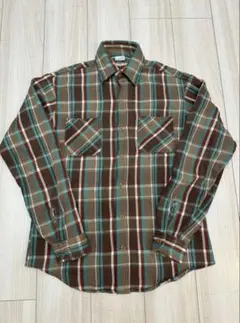 レアカラー!! 70s 単色タグ BIG MAC ヘビーネルシャツ ビンテージ