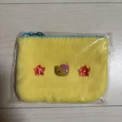 Hello Kitty ファーポーチ イエロー