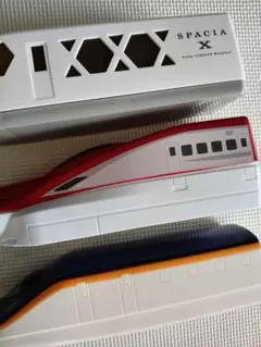 電車型 弁当箱 3種セット スペーシアX 容器のみ つばさ こまちランチボックスのサムネイル