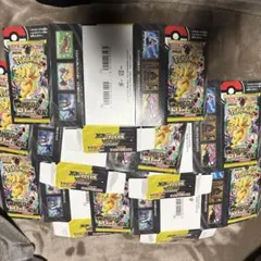 ポケモンカードゲーム メガドリームex空箱5個セット　ペリ付き