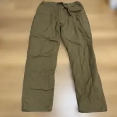 UNIQLO カーキ色 裏フリース ワークパンツ イージーパンツ