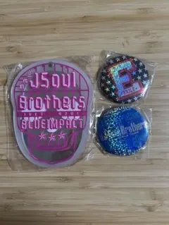 EXILE＋三代目 j soul brothers ミラー　缶バッチ