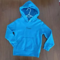 Jellan コバルトブルー　青パーカー　フード付き 110　綿100%
