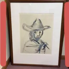 【真作】版画　マルク・シャガール　リトグラフ　「画家とロバ」幻想世界　C174 真作】版画 マルク・シャガール リトグラフ 「画家とロバ」幻想世界