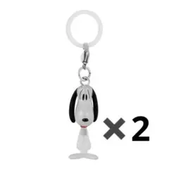 PEANUTS めじるしアクセサリー FUNNY ver. スヌーピーA 2個