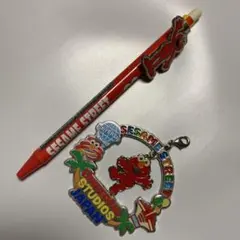 セサミストリート　ボールペン　チャーム　平成レトロ