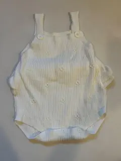 māmāraku リブ編みロンパース 80cm