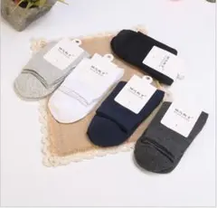 スクール / メンズ　靴下（黒 / 灰 / 紺）5足セット