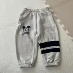 Disney ミッキーマウス 裏起毛パンツ 90センチ