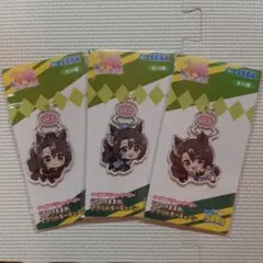ウマ娘 プリティーダービー UFOつままれ アクリルキーチェーン　3個セットのサムネイル