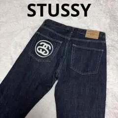 STUSSY ステューシー デニムパンツ 濃紺ペイントジーンズ W32のサムネイル