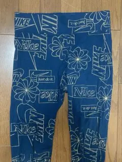 Nike ロゴプリント スパッツ ネイビー　レギンス