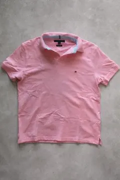 TOMMY HILFIGER ピンク ポロシャツ S/P