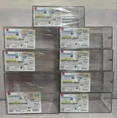 壁にも付けられるディスプレイケース1段×7個　2段1個