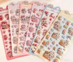 大人気！ラブブ3Dシールセット