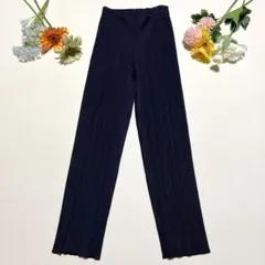 ✨極美品✨プリーツプリーズ ロングワンピース ノースリーブ ネイビー Lサイズ PLEATS PLEASE 「PLEATS PLEASE」 ノースリーブワンピース 3