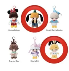 【正規品】DIMOO ディズニー ぬいぐるみキーホルダー グーフィ&プルート