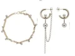 Justine ClenquetピアスネックレスAlexaセット売り