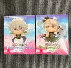 東方Project ゆっくり風デフォルメフィギュア　魂魄妖夢、十六夜咲夜