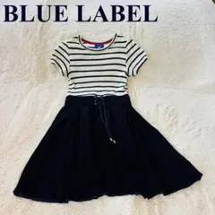 ブルーレーベル クレストブリッジ ドッキングカジュアルワンピース　36　切り替え