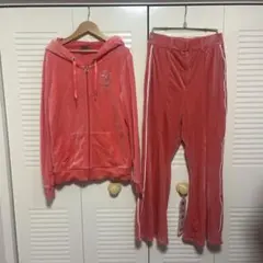 PUMA ベロア セットアップ パーカー フレアパンツ