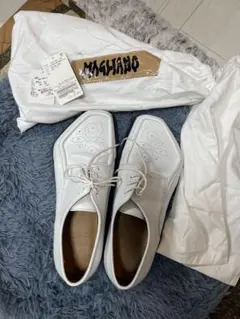 MAGLIANO ホワイト レザー レースアップシューズ 42 2026年最新】MAGLIANO メンズ ブーツ・革靴の人気アイテム - メルカリ