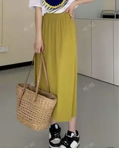 イエロー ロングスカート ESFP