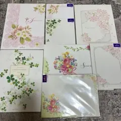 【クロノ様専用】花柄レターセット 4種セット