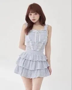 全サイズ完売 RAVIJOUR コルセットCORSETビキニ サックスブルー - メルカリ