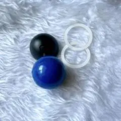 ボウリング ボールクリーナー 青 黒