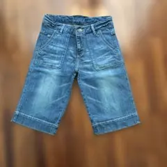 3can4on デニムハーフパンツ サイズ3のサムネイル