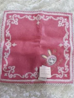JILL STUART Mezzo Pianoウサギ刺繍 タオルハンカチ