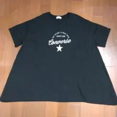 converse　コンバース　フレアTシャツ　刺繍ロゴ　3L　大きいサイズ　美品