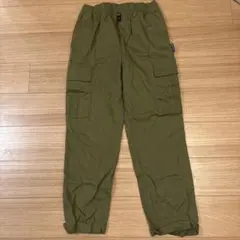 DCSHOEカーゴパンツ オリーブ色 ゴムウエスト