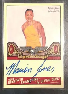 Marion Jones Auto UD Goodwin Champions