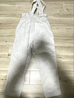 GU コーデュロイ サロペットアイボリーアイボリー