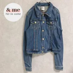 美品　エイチアンドエム　デニムジャケット　Gジャン　ストレッチ　EUR40 L