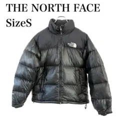 【良品】ザノースフェイス ヌプシ ダウンジャケット 700フィル 黒 (S)
