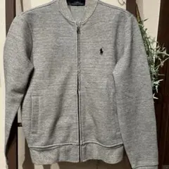 ポロラルフローレンジップアップ グレー　スウェットＸＳ