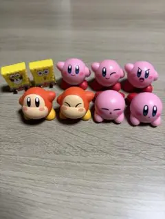 星のカービィ ワドルディ スポンジボブ フィギュア　９個セット