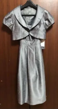 新品✩.*˚ワンピーススーツMKミッシェルクラン：グレーシルバー