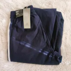 アディダスadidas150ネイビー9分丈スタイル パンツ ズボン 新品 ロング