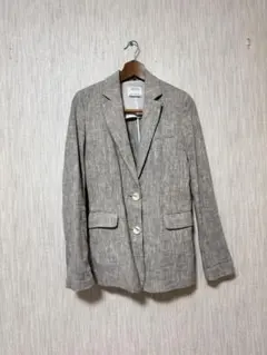 Bershka テーラードジャケット ヘリンボーン柄 グレーのサムネイル