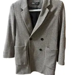 ZARA ダブルブレスト チェスターコート