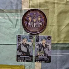 ツイステ オクタヴィネル アズール ジェイド フロイド カード 缶コースター