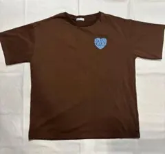 INGNI Tシャツ ブラウン 半袖 ハートロゴ