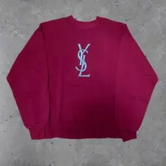 Yves Saint Laurenイヴサンローラン スウェット 90s 赤