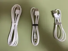 USB-A Lightningケーブル 3本セット 0.5m/1.0m/1.8m