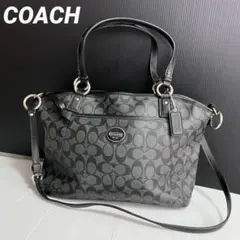 ☆COACH コーチ 2WAY ショルダーバッグ シグネチャー F19218☆