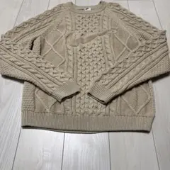 NIKE ケーブルニットセーター XLサイズ